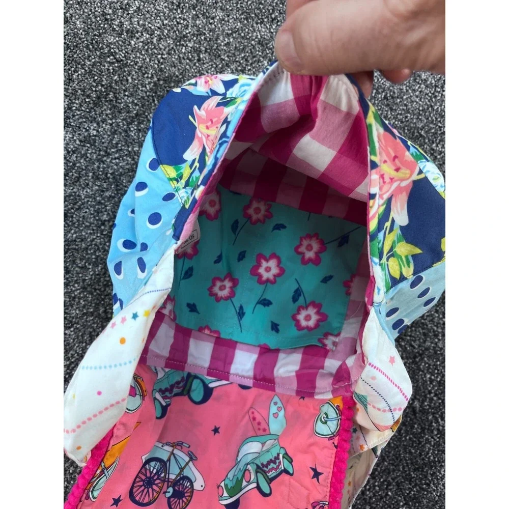 Girls Wildflowers Clothing Best Day Ever Pink Cars Catchall bag 11